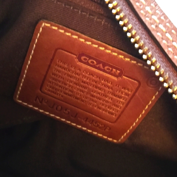 Rare Vintage Coach Sateen Satchel - Picture 6 of 8